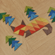 Трикутна мозаїка з дерева для дітей 64 ел. 900194 фото 4