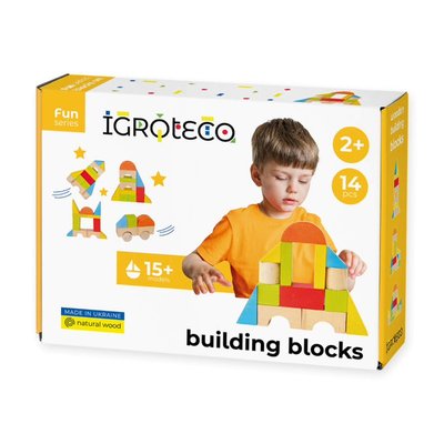 Будівельні блоки для малюків 14 фігур 900453 фото
