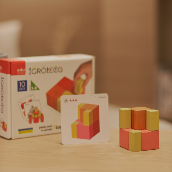 УЦІНКА! Розвивальна іграшка кубики Частини і ціле 900460_1 фото
