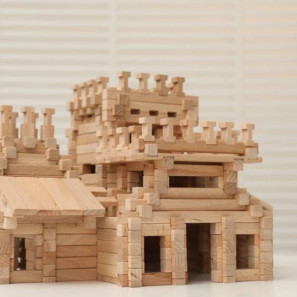 Конструктор дерев'яний Замок 294 деталей 900361 фото