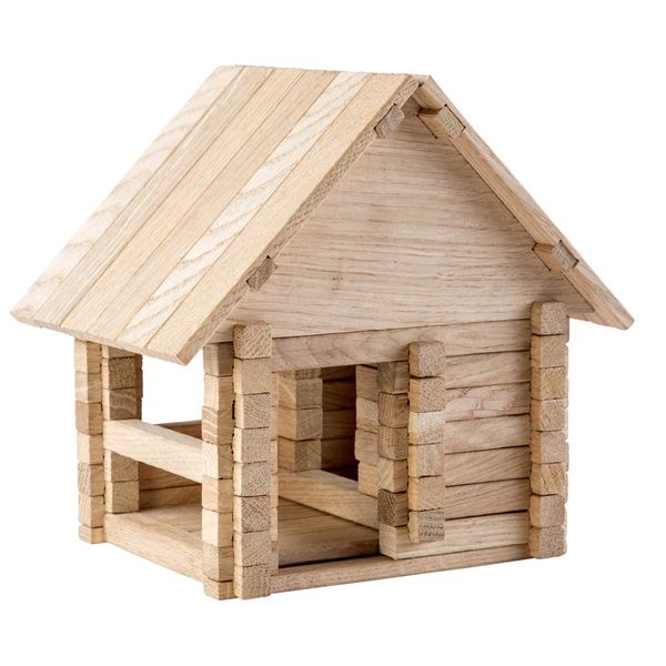 Конструктор дерев'яний для дітей Заміський будиночок 4 в1 900316 фото