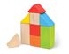 Розвивальні дерев'яні кубики для малюків кольорові 9 шт 900163 фото 3